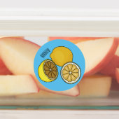 Lemon cartoon illustratie labels (Aangebracht)