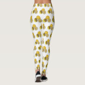 Lemon cartoon illustratie leggings (Achterkant)