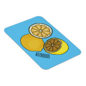 Lemon cartoon illustratie magneet (Rechterzijde)