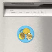 Lemon cartoon illustratie magneet (Insitu (Vaatwasser))