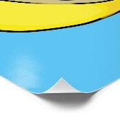 Lemon cartoon illustratie perfect poster (Hoek)