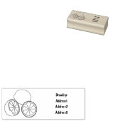 Lemon cartoon illustratie rubberstempel (Gestempeld)