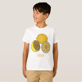 Lemon cartoon illustratie t-shirt (Voorkant volledig)