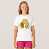 Lemon cartoon illustratie t-shirt (Voorkant volledig)