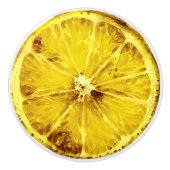 Lemon Ceramic Knob. Keramische Knop (Voorkant)