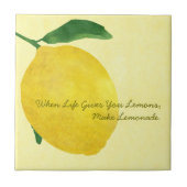 Lemon Ceramic Tile Tegeltje (Voorkant)