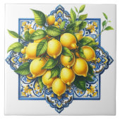 Lemon Ceramic Tile Tegeltje (Voorkant)