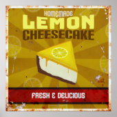 Lemon Cheesecake Poster (Voorkant)