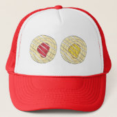 Lemon Cherry Danishes Breakfast Sweet Pastry Trucker Pet (Voorkant)