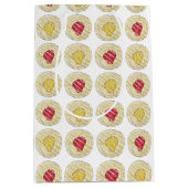 Lemon Cherry Deense Ontbijt Zoete Gebak Medium Cadeauzakje (Voorkant)