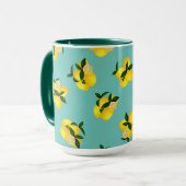 Lemon Chic Aqua Mok (Voorkant links)