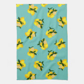 Lemon Chic Aqua Theedoek (Verticaal)