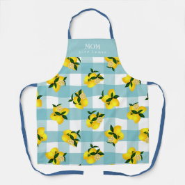 Lemon Chic Blue Gingham Schort