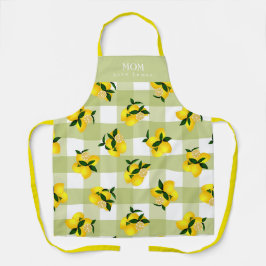 Lemon Chic Green Gingham Schort