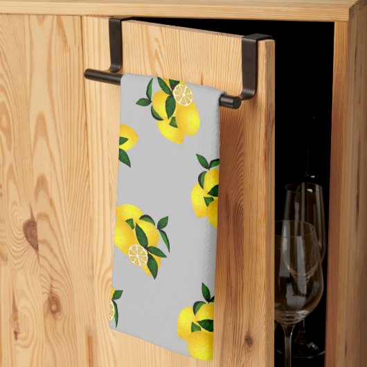 Lemon Chic Grey Theedoek (Derde Gevouwen)