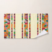 Lemon Chiffon Mosaic Pattern Bad Handdoek (Handdoek)