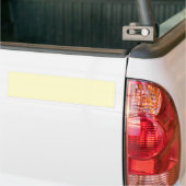 Lemon Chiffon Solid Color Bumpersticker (Op Truck)