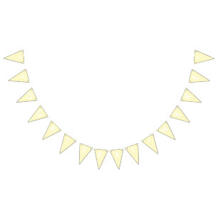 Lemon Chiffon Solid Color past hem aan Vlaggetjes