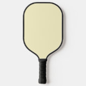 Lemon Chiffon Solid Color Pickleball Paddle (Achterkant)