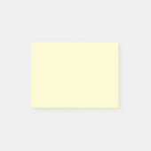 Lemon Chiffon Solid Color Post-it® Notes (Voorkant)