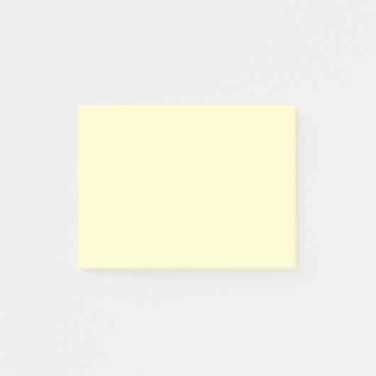 Lemon Chiffon Solid Color Post-it® Notes (Voorkant)