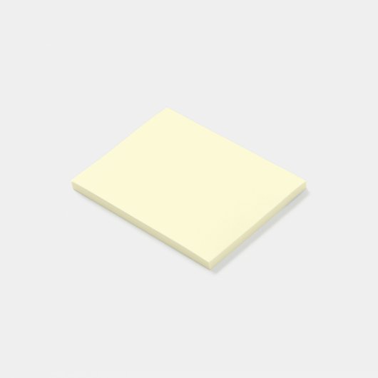 Lemon Chiffon Solid Color Post-it® Notes (Schuin)