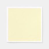 Lemon Chiffon Solid Color Servet (Voorkant)