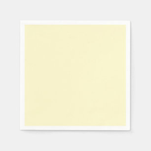 Lemon Chiffon Solid Color Servet