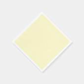 Lemon Chiffon Solid Color Servet (Hoek)