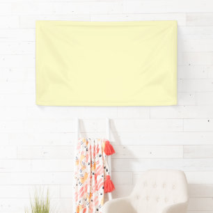 Lemon Chiffon Solid Color Spandoek