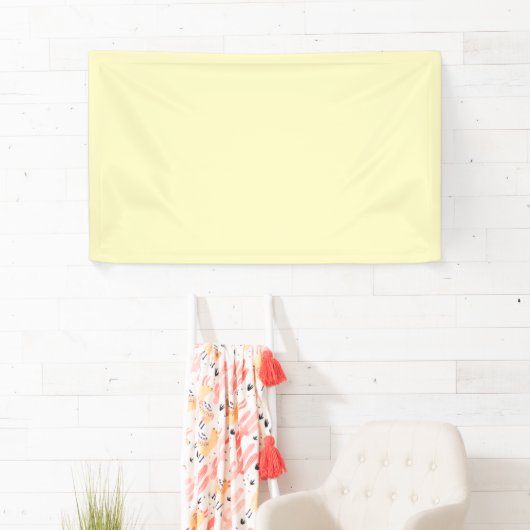 Lemon Chiffon Solid Color Spandoek (Insitu)