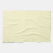 Lemon Chiffon Solid Color Theedoek (Horizontaal)