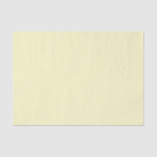 Lemon Chiffon Solid Color Tissuepapier (Voorkant)