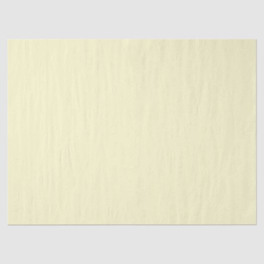 Lemon Chiffon Solid Color Tissuepapier (Voorkant)
