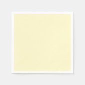 Lemon Chiffon Standard Cocktail Paper Napkin Servet (Voorkant)