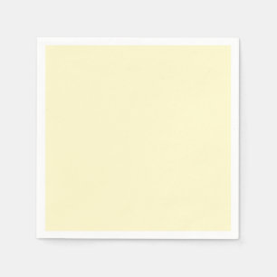 Lemon Chiffon Standard Cocktail Paper Napkin Servet