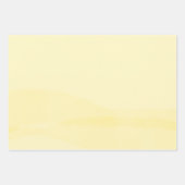 Lemon Chiffon Watercolor Inpakpapier Vel (Voorkant 3)