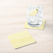 Lemon Chiffon Watercolor Kartonnen Onderzetters (Insitu)