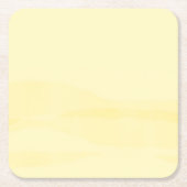 Lemon Chiffon Watercolor Kartonnen Onderzetters (Voorkant)