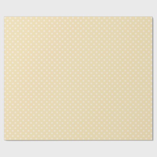 Lemon chiffon yellow micro stippen wrappers papier (Vlak)