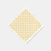 Lemon chiffon yellow polka dots aangepaste luiers servetten (Hoek)