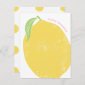 Lemon Children's Stationery Note Kaart (Voorkant / Achterkant)