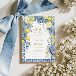 Lemon Ciao Baby Italiaanse baby shower Kaart