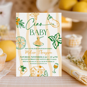 Lemon Ciao Baby Pasta & Pizza Italiaanse Baby Show Kaart