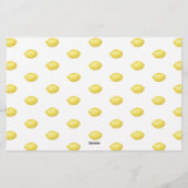 Lemon Citrus - Advies aan het Vrijgezellenfeest en Briefpapier (Achterkant)