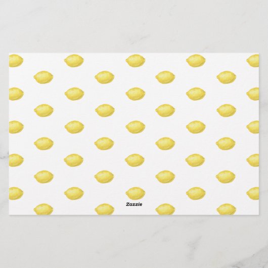 Lemon Citrus - Advies aan het Vrijgezellenfeest en Briefpapier (Achterkant)