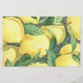 Lemon Citrus - Advies aan het Vrijgezellenfeest en Briefpapier (Achterkant)