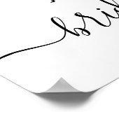 Lemon Citrus Bridal Main Squeeze Welcome Sign Poster (Hoek)