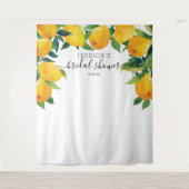 Lemon Citrus Bridal Main Squeeze Welcome Sign Wandkleed (Voorkant)
