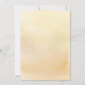 Lemon Citrus Bridal Shower Invitation Kaart (Achterkant)